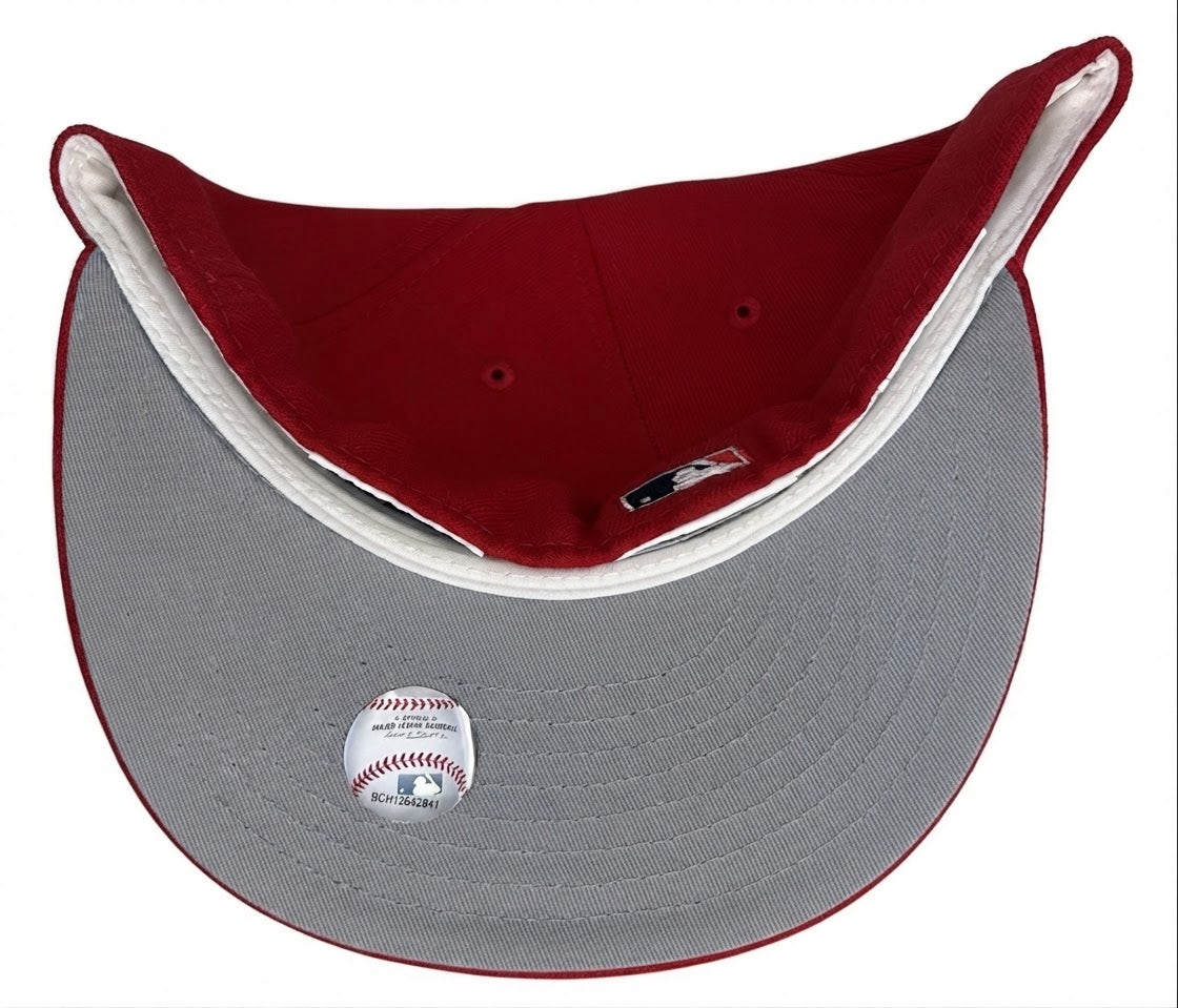 NEW ERA CHICAGO WHITE SOX COMISKEY PARK INAUGURAL YEAR 1991 COLOR FLIP EDITION 59FIFTY FITTED HAT.
