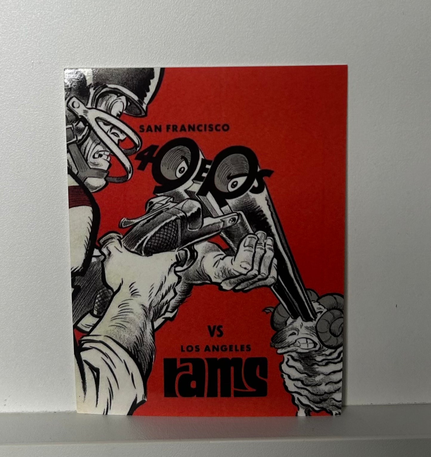 49ers V Rams Sticker