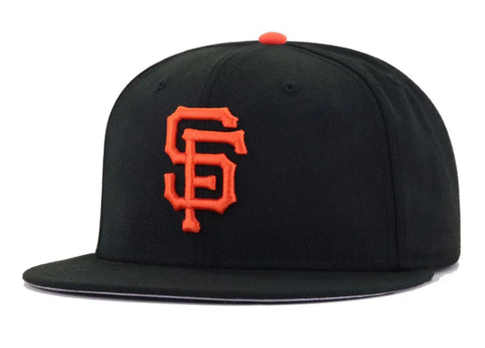 San Francisco Giants Black Cooperstown (Wool) Retro New Era 59Fifty Fitted