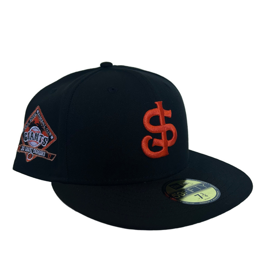 New Era Men's San Jose Giants 30 Giant seasons side patch 59FIFTY Fitted Hat