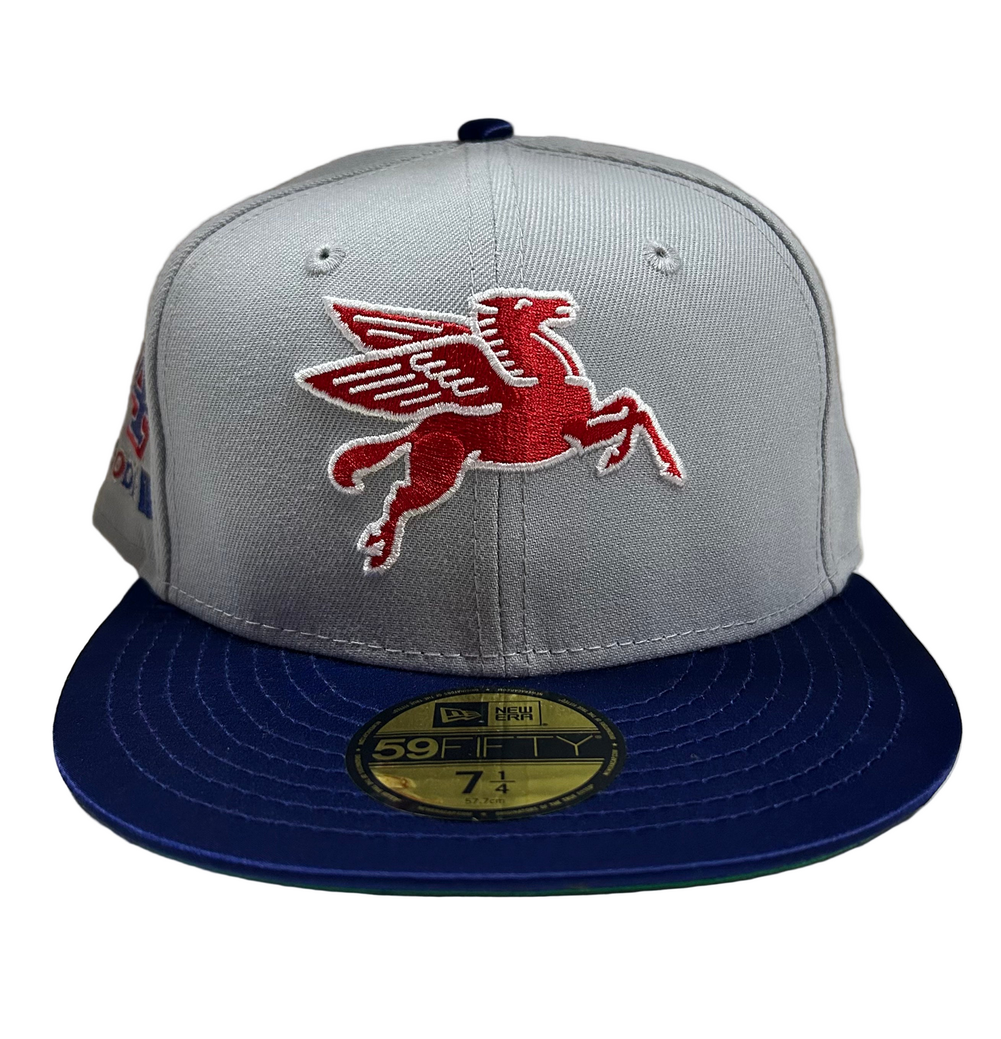 Kevin Harvick New Era Gray/Satan Royal Blue 59Fifty Mobil 1 Big Number, Green UV.