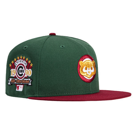 “Velvet Ham” Chicago Cubs 1990 All Star Game side patch 59Fifty fitted hat.