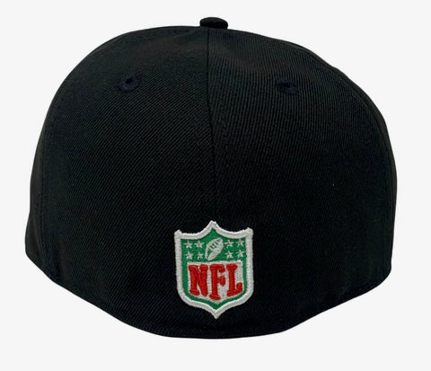 49ERS NEW ERA FITTED 59FIFTY MEXICO SCRIPT BLACK HAT CAP GREEN UV