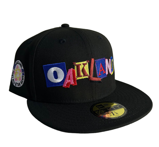 New Era 59fifty Oakland Athletics Ransom Script Fitted hat