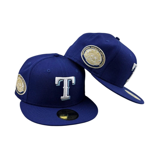 Texas Rangers 100th Anniversary New Era 59FIFTY Fitted Hat.