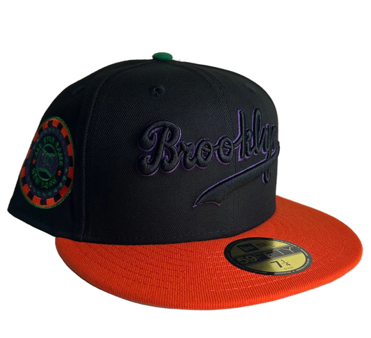 Brooklyn Dodgers 1942 ASG Black/Orange/Purple Metallic 59Fifty Fitted Hat