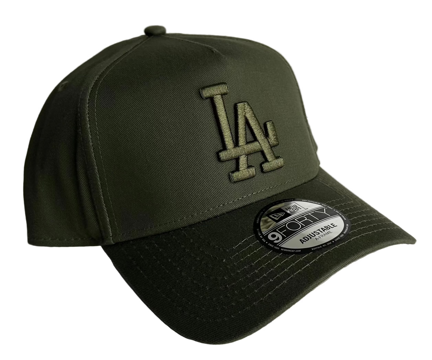 Los Angeles Dodgers New Era 9Forty A-Frame Olive SnapBack.
