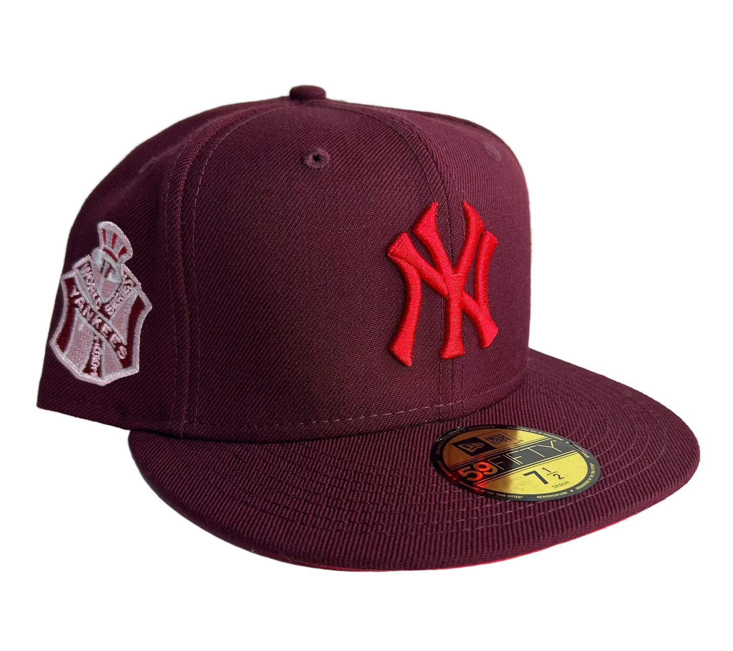 New Era New York Yankees 59FIFTY fitted hat in maroon "Sweethearts.”