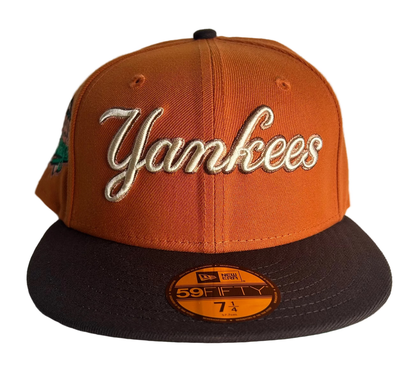 Orange New York Yankees 1999 World Series 59fifty New Era Fitted Hat Cap