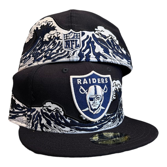 New Era Las Vegas Raiders Tidal Flow 59FIFTY fitted hat. 