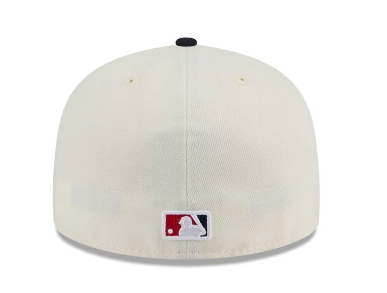 WASHINGTON NATIONALS FITTED 59FIFTY NEW ERA CHROME NAVY CAP HAT GREY UV