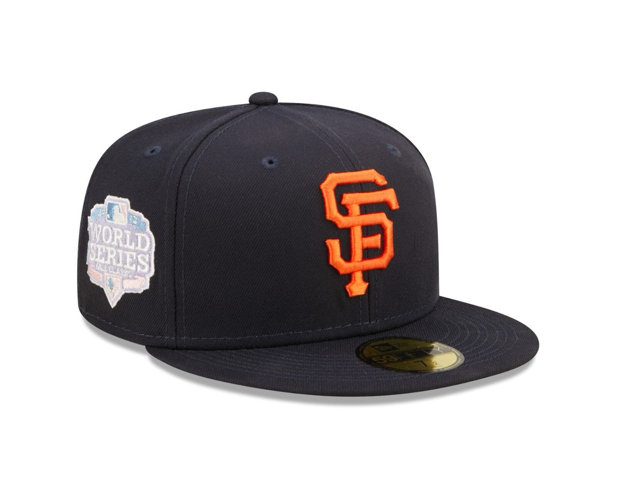 New Era 59FIFTY San Francisco Giants Pop Sweat 2012 World Series fitted hat.