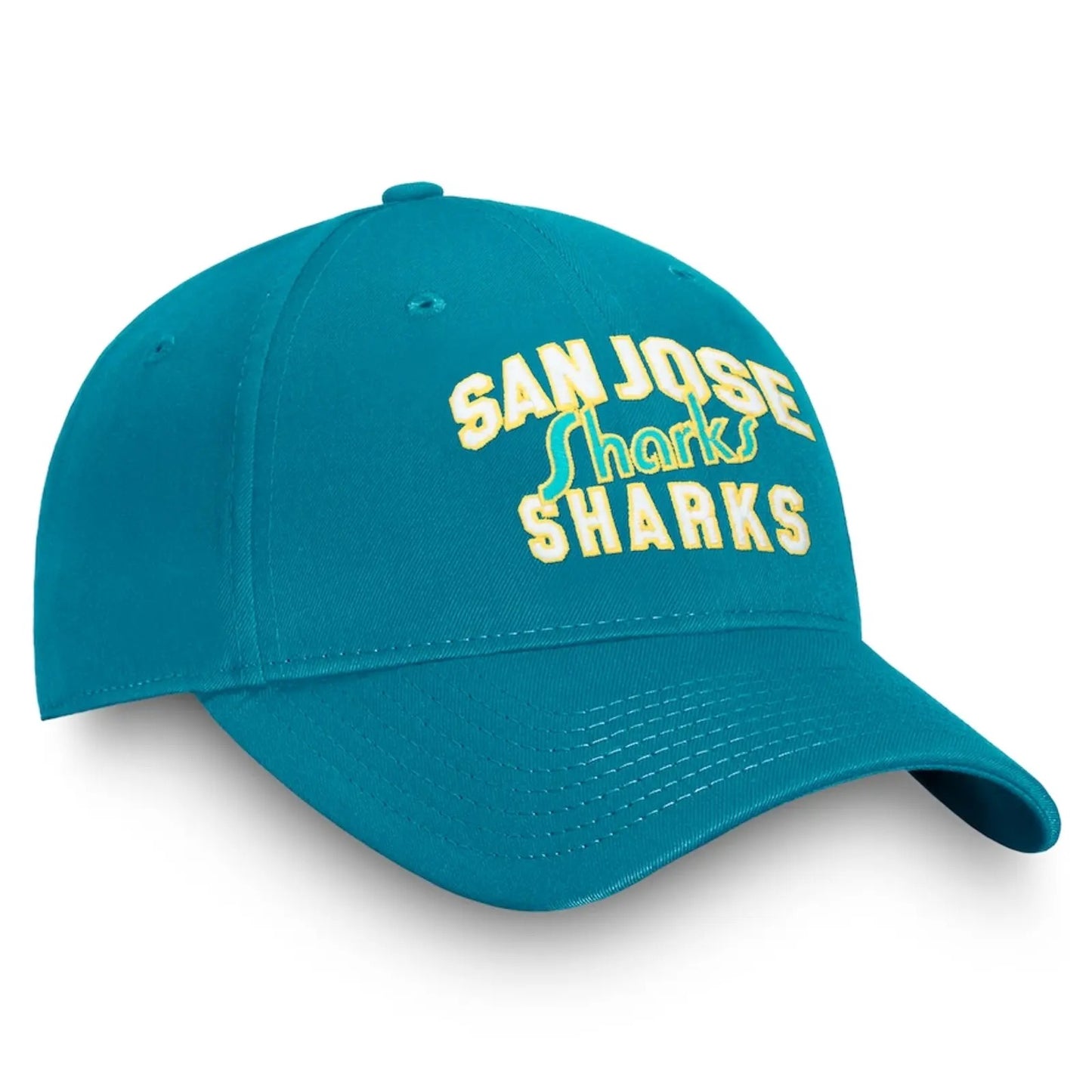 San Jose Sharks Hat Cap Strap Back Strapback Blue Fanatics.