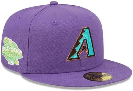 Arizona Diamondbacks Cooperstown 2001 World Series Side Patch "Citrus Pop" Green UV 59Fifty