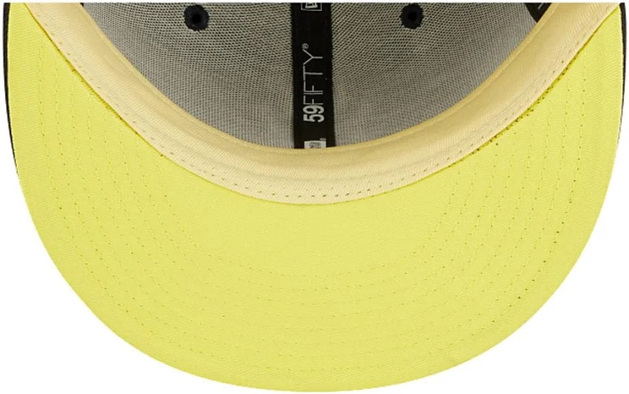 New Era NEW YORK YANKEES 59FIFTY Fitted Hat “CITRUS POP” W/ YELLOW UV.
