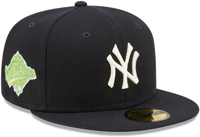 New Era NEW YORK YANKEES 59FIFTY Fitted Hat “CITRUS POP” W/ YELLOW UV.