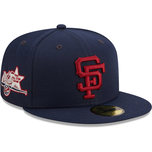 San Francisco Giants New Era Cooperstown Collection 1961 All-Stars Game Patch 59FIFTY Fitted Hat - Navy