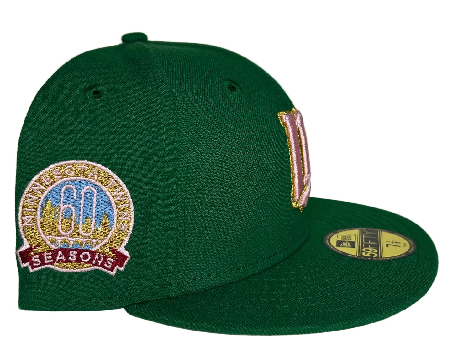 New Era 59Fifty Minnesota Twins “Waling Waling” Pink UV fitted Hat.