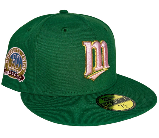 New Era 59Fifty Minnesota Twins “Waling Waling” Pink UV fitted Hat.