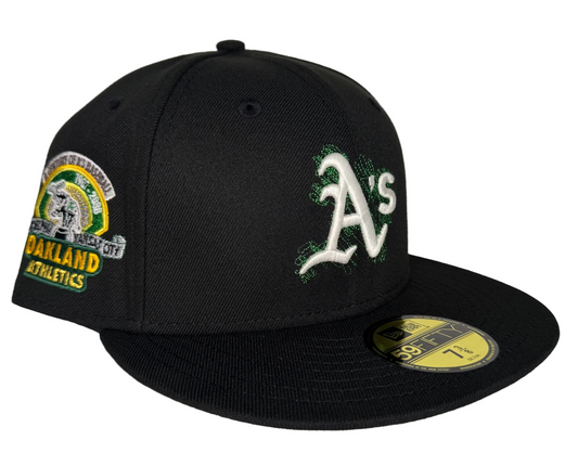 OAKLAND ATHLETICS A CENTURY OF A'S BASEBALL 1901-2000 SCRIBBLE NEW ERA FITTED CAP