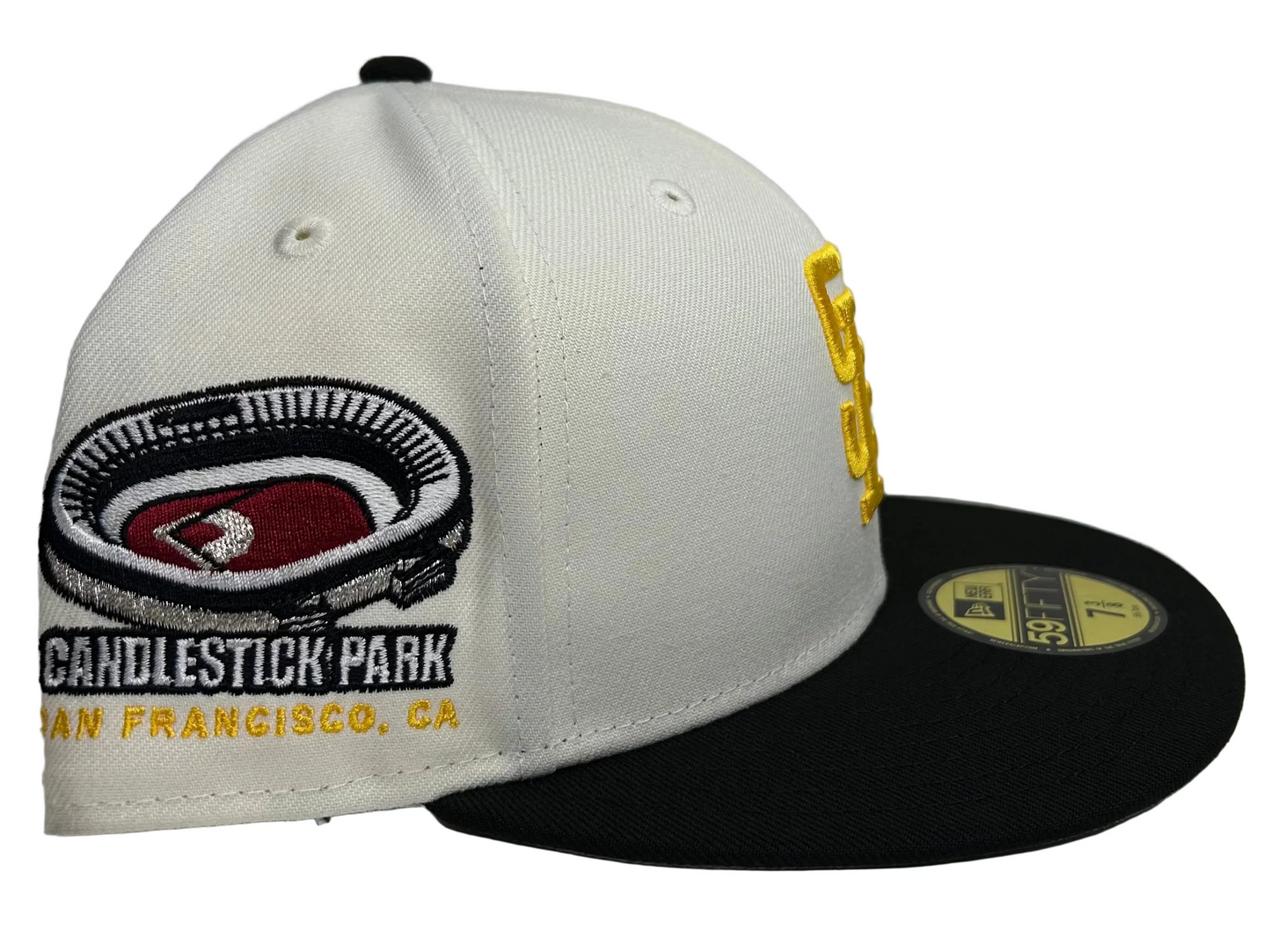 NEW ERA "TAXI" SF GIANTS 59Fifty FITTED HAT (CHROME/YELLOW/BLACK)