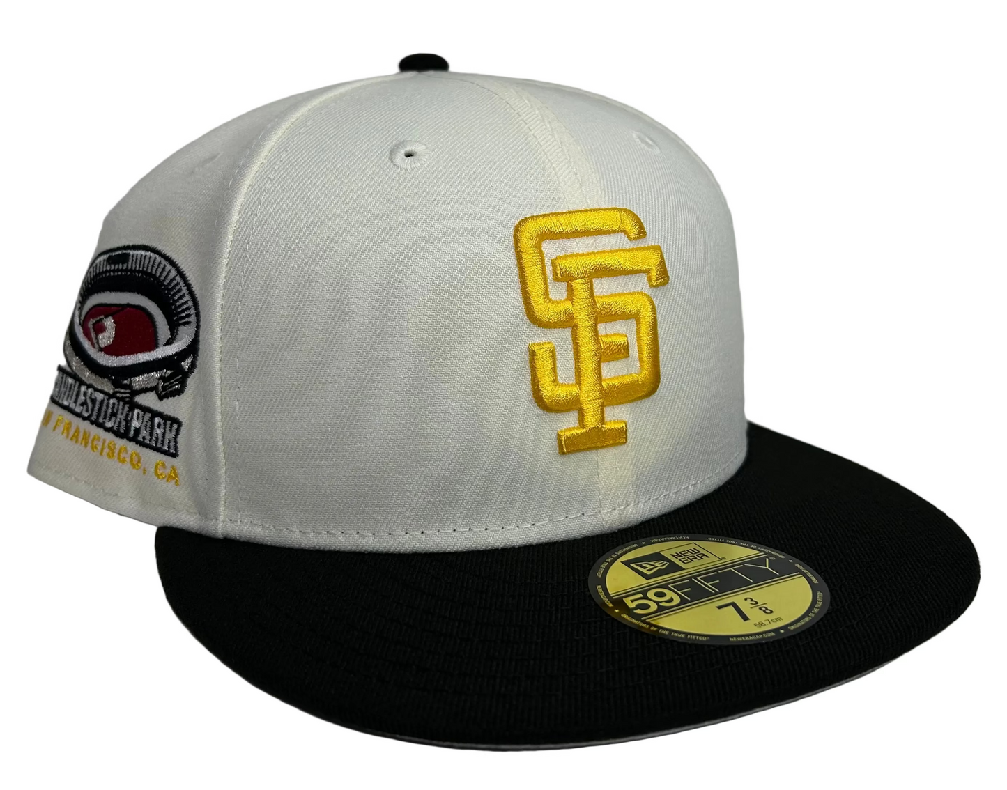 NEW ERA "TAXI" SF GIANTS 59Fifty FITTED HAT (CHROME/YELLOW/BLACK)