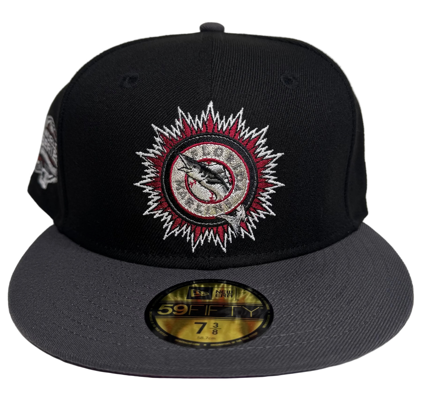 Florida Marlins Jeepers Creepers Horror Pack 59FIFTY fitted hat.