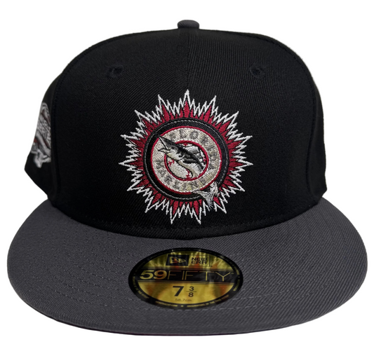 Florida Marlins Jeepers Creepers Horror Pack 59FIFTY fitted hat.