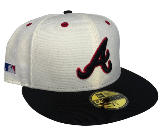Atlanta Braves A-Wax Batterman Side Patch Gray UV 59FIFTY Fitted Hat.