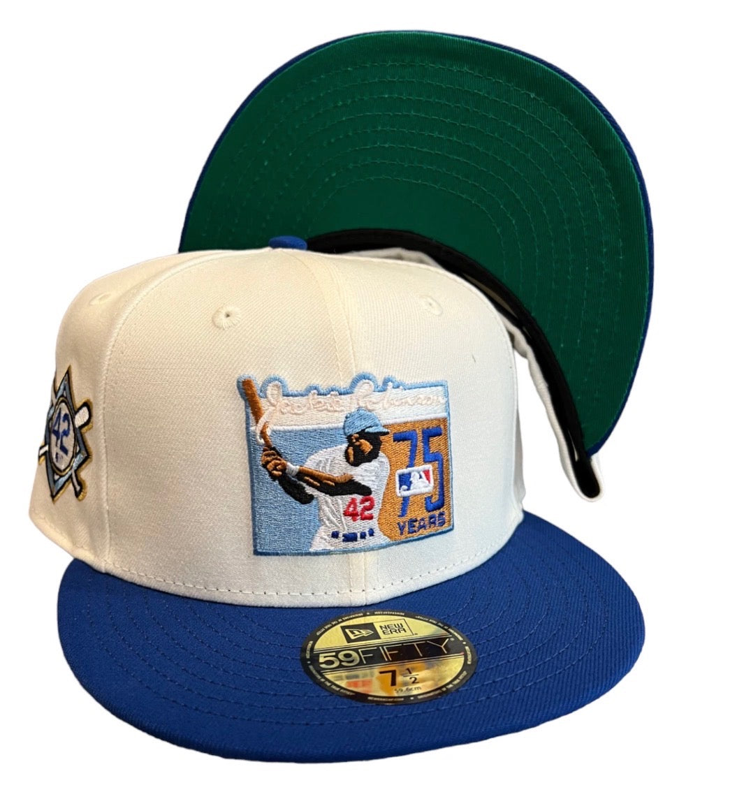 New Era Brooklyn Dodgers 59FIFTY Fitted Hat Cap 75 Years Of Jackie.
