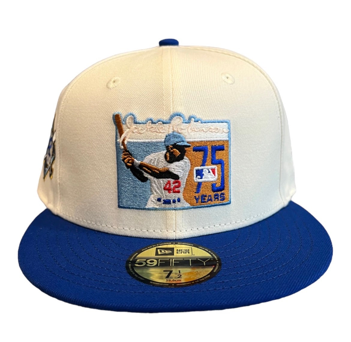 New Era Brooklyn Dodgers 59FIFTY Fitted Hat Cap 75 Years Of Jackie.