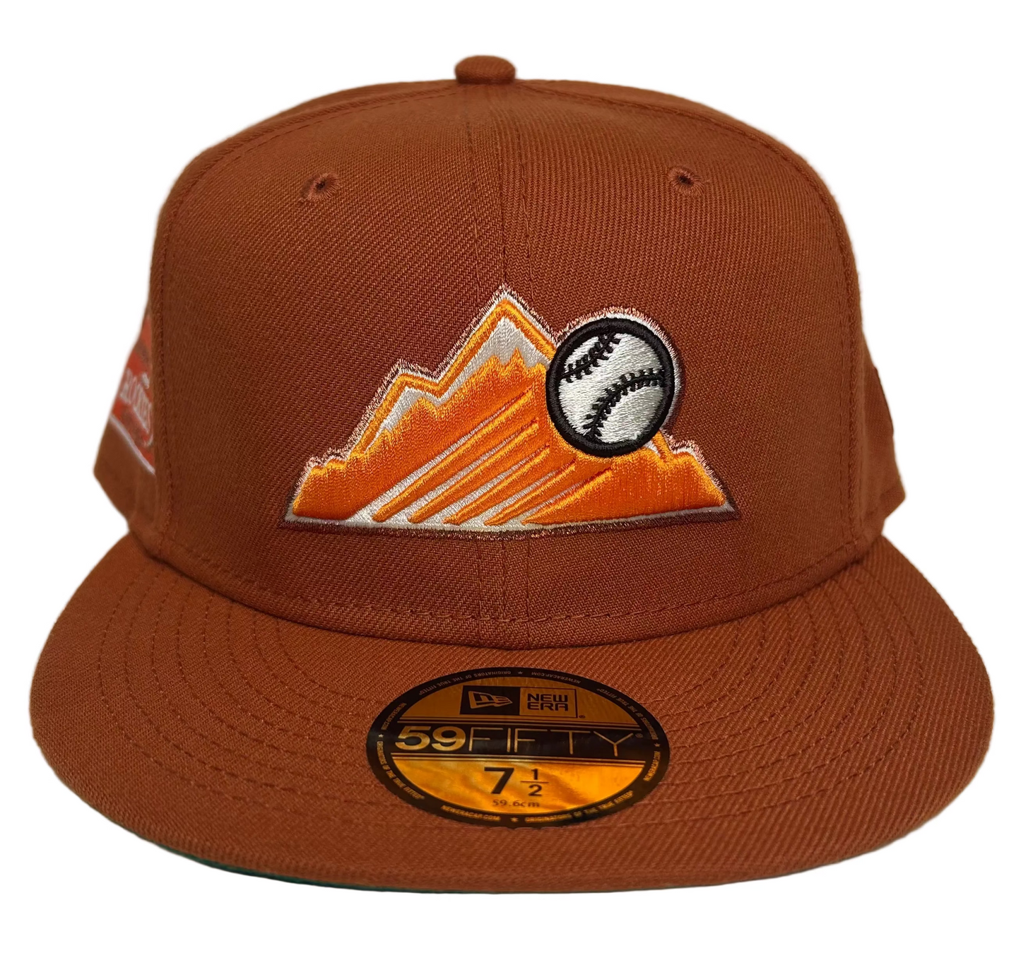 New Era Campfire Colorado Rockies Mountain 25th Anniversary Patch Exclusive 59Fifty Fitted Hat.