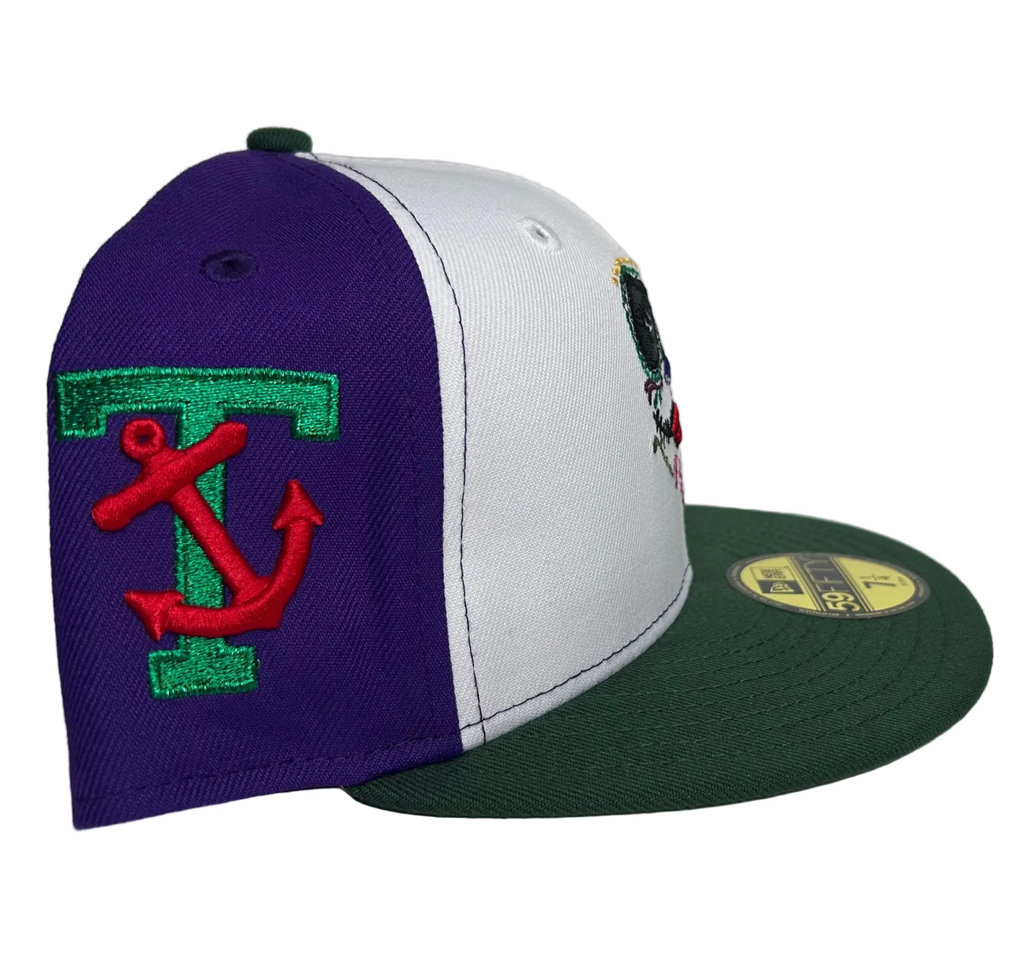 TACOMA RAINIERS COPA “THE DARK KNIGHT THE JOKER” INSPIRED NEW ERA 59FIFTY FITTED HAT.