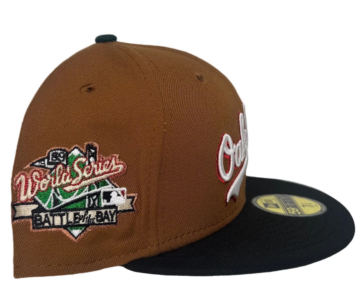 New Era Oakland Athletics 1989 World Series Patch Two-Tone 59FIFTY Fitted Hat. 