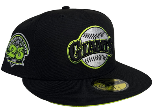 New Era 59FIFTY Fitted Hat featuring a unique "Slime Drip" or neon-inspired color scheme.