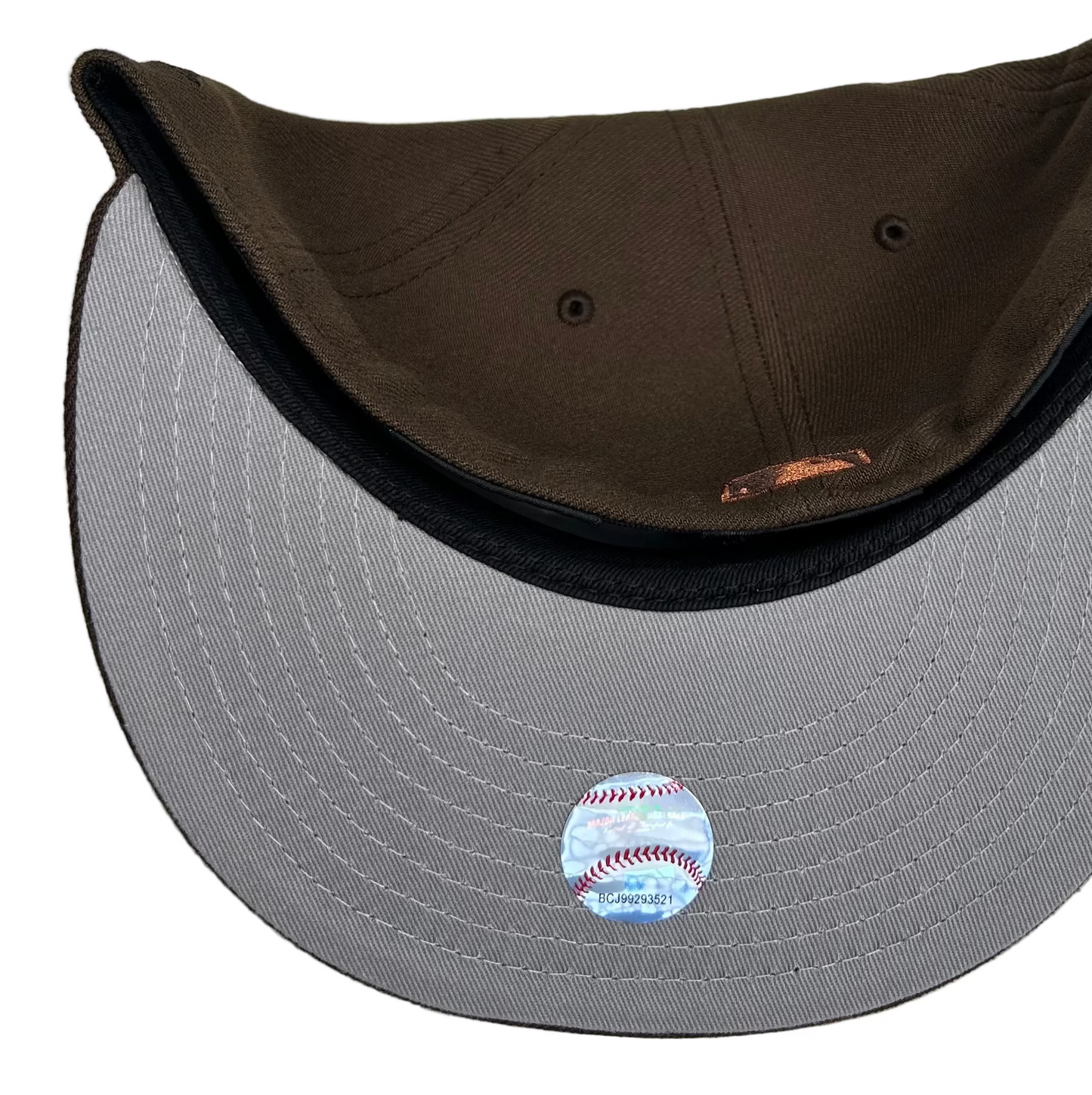 New Era Brooklyn Dodgers Sneaky 2-Tone 1942 ASG Side Patch, Burnt Copper Edition 59Fifty Fitted Hat.