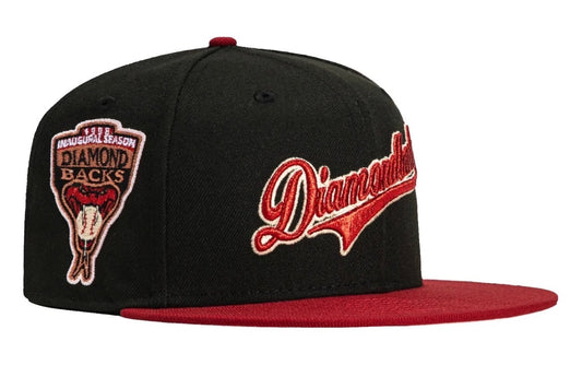 Arizona Diamondbacks Inaugural Patch Script Hat UV Pink.