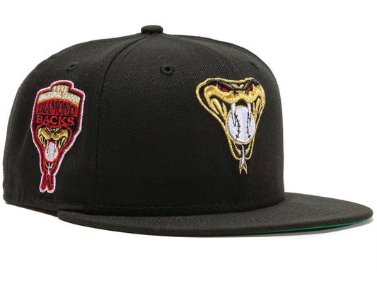 New Era Arizona Diamondbacks Beer Pack Inaugural Patch 59Fifty fitted Hat.