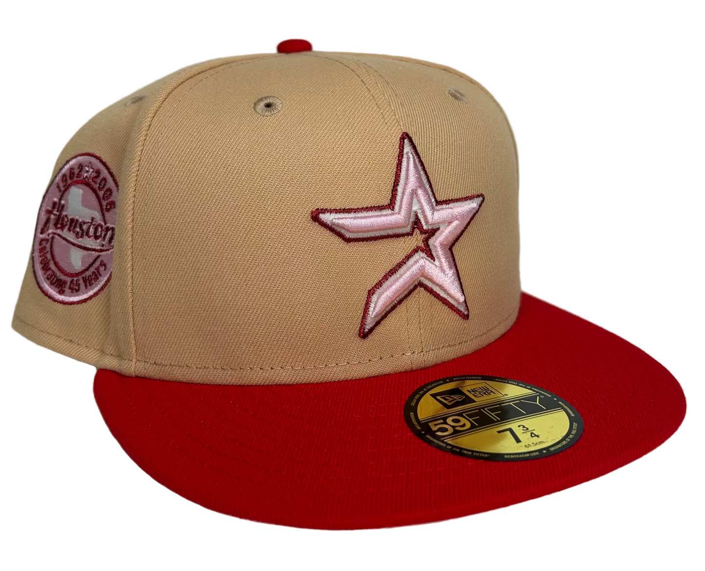 Houston Astros Candied Pecan/Red/45yrs Anniversary /Pink UV New Era 59Fifty.