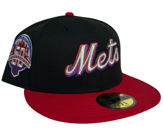 Black New York Mets “Spider-Man” 50th Anniversary Side Patch 59fifty New Era Fitted Hat.