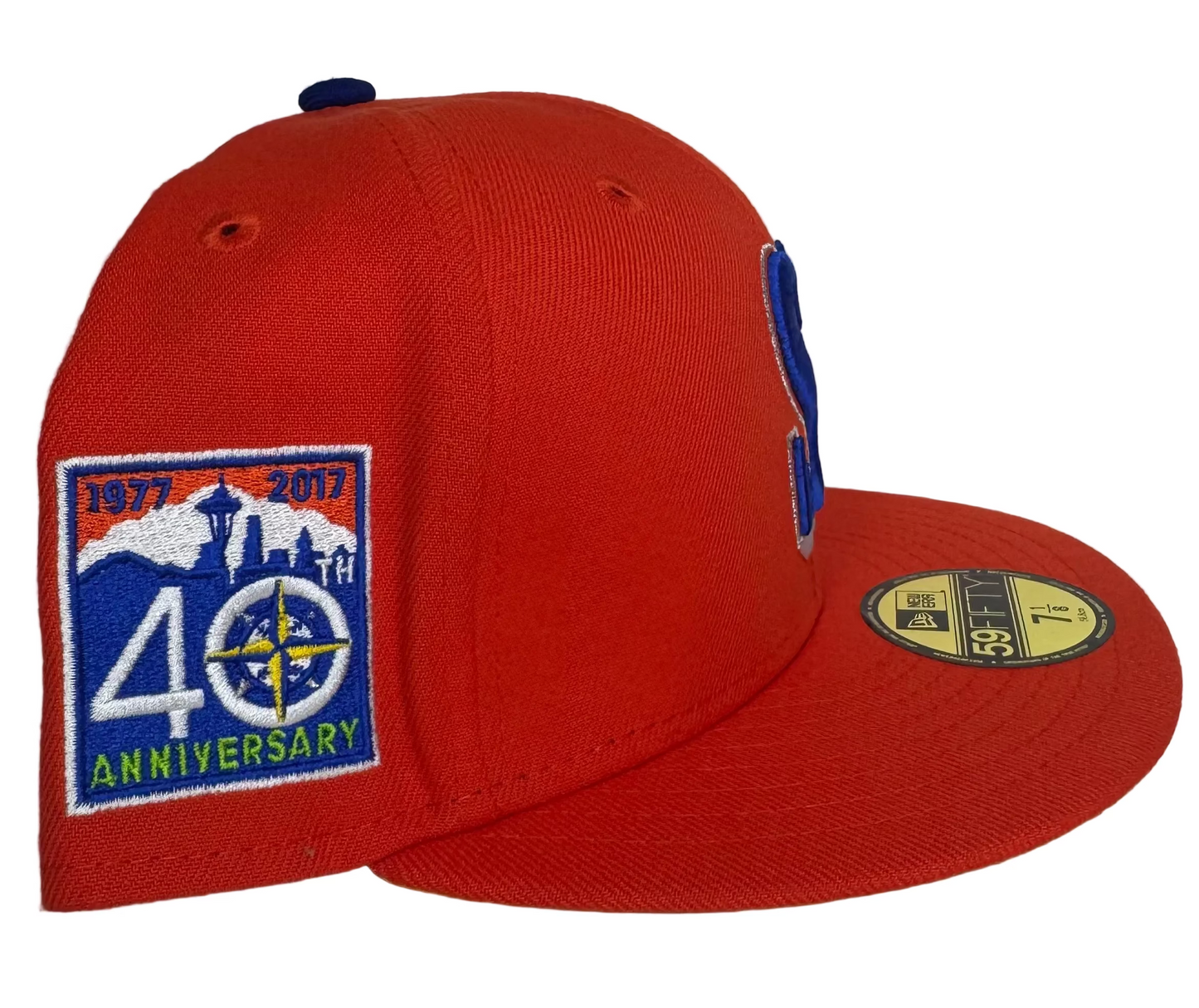 Seattle Mariners 40th Anniversary Soda Collection “Sunkist” New Era 59Fifty fitted Hat.