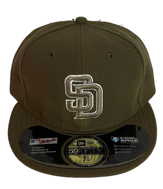 New Era 59FIFTY San Diego Padres MLB Authentic Collection alternate fitted cap, likely from the 2017 season.