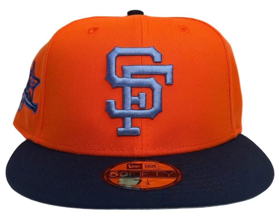 HC San Francisco Giants 1961 All Star Game New Era Orange Crush Blue.