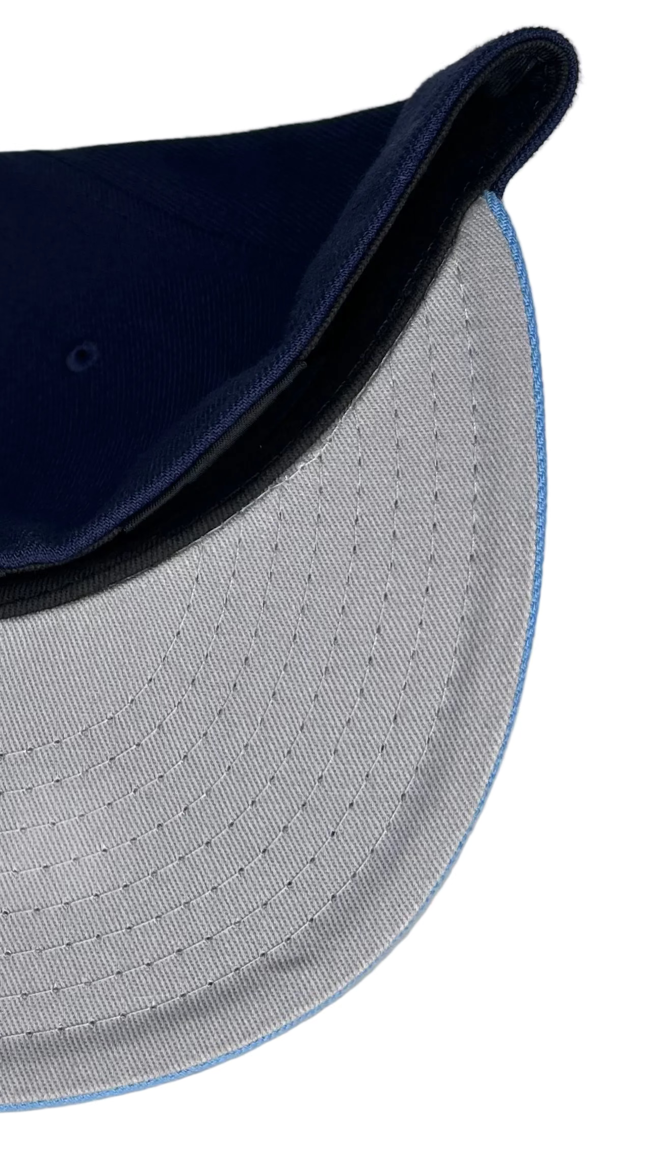 Tampa Bay Rays New Era 59FIFTY fitted hat, specifically a Royal Blue and Light Blue colorway featuring the "TB" logo. 