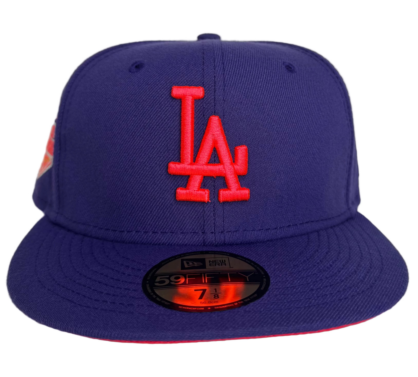 New Era HC Exclusive Los Angeles Dodgers 2020 World Series Patch 59Fifty fitted Hat.