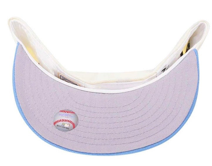 NEW ERA ST. LOUIS CARDINALS WORLD SERIES 1964 CREAM CLASSIC EDITION 59FIFTY FITTED HAT.