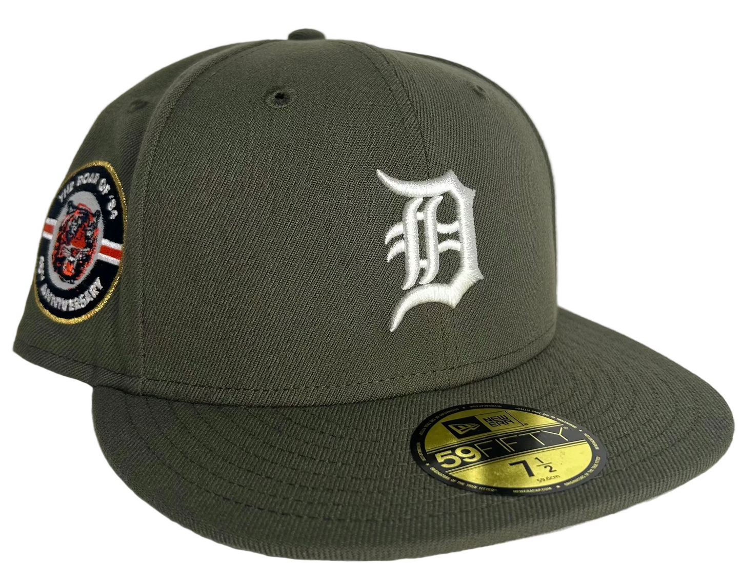 NEW ERA 59FIFTY DETROIT TIGERS 40TH ANNIVERSARY PATCH HAT.