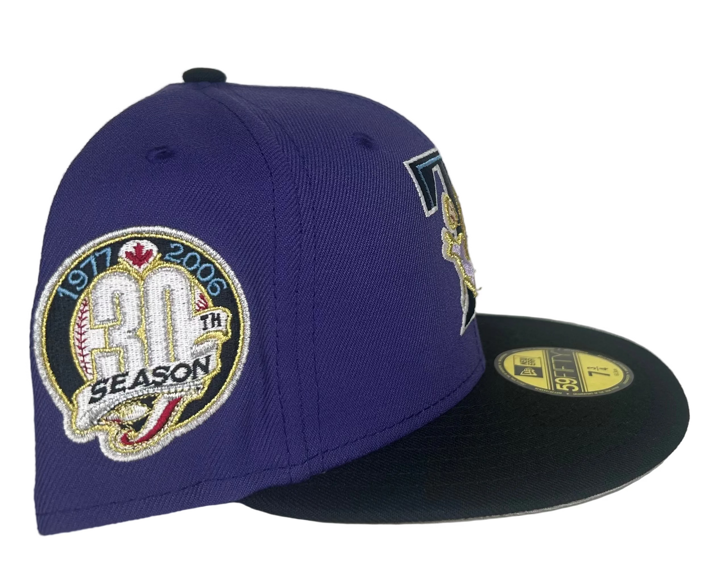 TORONTO BLUE JAYS 30TH ANNIVERSARY NEW ERA 59FIFTY FITTED HAT.