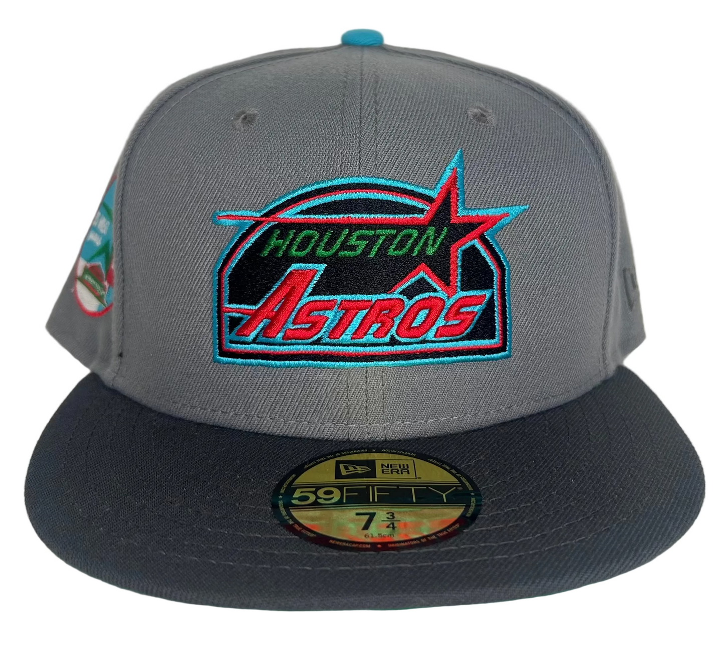 New Era Houston Astros 59FIFTY fitted hat, specifically a "35 Great Years" special edition. 