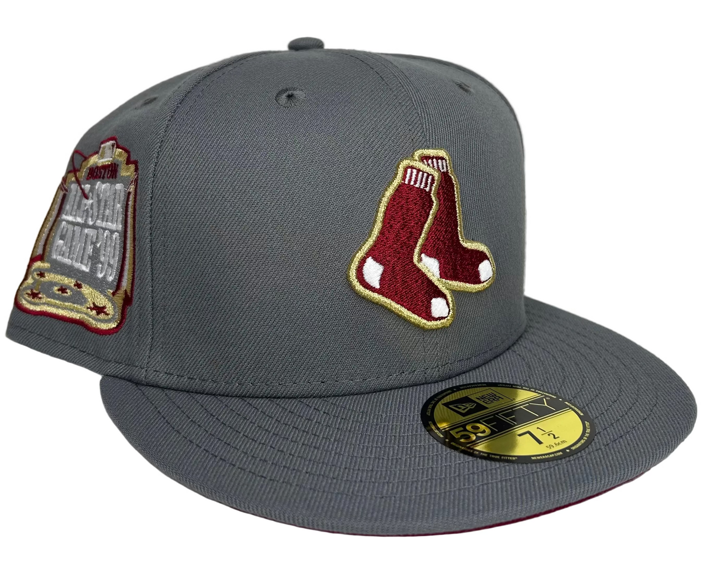 New Era 59FIFTY Boston Red Sox fitted hat featuring a 1999 All-Star Game patch. 